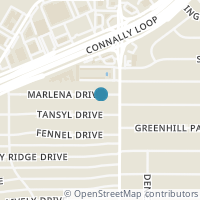 Map location of 114 MARLENA DR, San Antonio, TX 78213