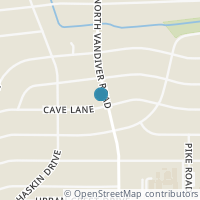 Map location of 423 Cave Ln, San Antonio TX 78209