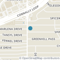 Map location of 279 Shady Rill, San Antonio TX 78213