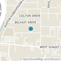 Map location of 1511 E Sandalwood Ln #3, San Antonio TX 78209