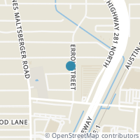 Map location of 551 Sandalwood Ln, San Antonio, TX 78216