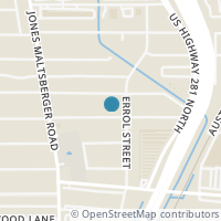 Map location of 543 Pinewood Ln, San Antonio TX 78216