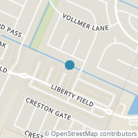 Map location of 7530 Gramercy Crest, San Antonio, TX 78254
