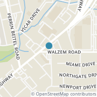 Map location of 4407 Walzem Rd #105, San Antonio, TX 78218