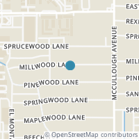 Map location of 218 MILLWOOD LN, San Antonio, TX 78216
