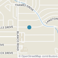 Map location of 338 Langton Dr, San Antonio TX 78216