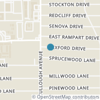 Map location of 310 Rexford Dr, San Antonio TX 78216