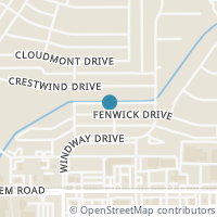 Map location of 349 Fenwick Dr, Windcrest TX 78239