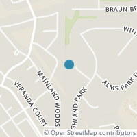 Map location of 10118 Estes Park, San Antonio TX 78250