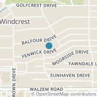 Map location of 537 Fenwick Dr, Windcrest TX 78239