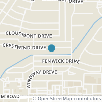 Map location of 418 Crestwind Dr, Windcrest TX 78239