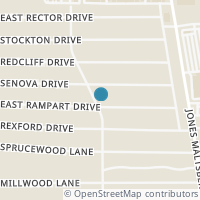 Map location of 403 E Rampart Dr, San Antonio TX 78216