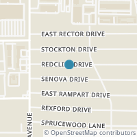 Map location of 406 Redcliff Dr, San Antonio TX 78216