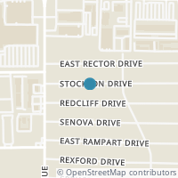 Map location of 406 Stockton Dr, San Antonio TX 78216
