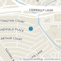 Map location of 209 Sheffield, Castle Hills TX 78213