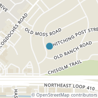 Map location of 8610 Oak Ledge Dr, San Antonio TX 78217