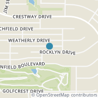 Map location of 625 Rocklyn Dr, Windcrest TX 78239