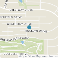 Map location of 621 Rocklyn Dr, Windcrest TX 78239
