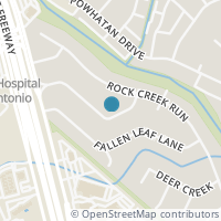 Map location of 3523 Red Oak Ln, San Antonio TX 78230