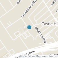 Map location of 505 Squires Row, Castle Hills TX 78213
