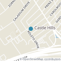 Map location of 114 LEMONWOOD DR, Castle Hills, TX 78213
