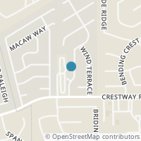 Map location of 9115 WIND CROWN, San Antonio, TX 78239