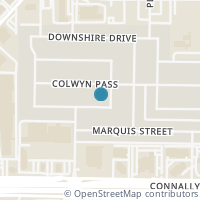 Map location of 319 Coronet St, San Antonio TX 78216
