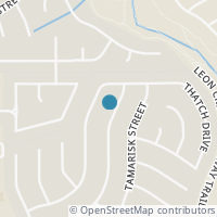 Map location of 8671 Bristlecone St, San Antonio TX 78240