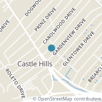 Map location of 103 Gardenview, Castle Hills TX 78213