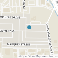 Map location of 607 Colwyn Pass, San Antonio TX 78216