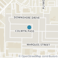 Map location of 319 Colwyn Pass, San Antonio TX 78216