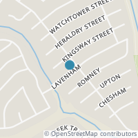 Map location of 8507 Lavenham, San Antonio TX 78254