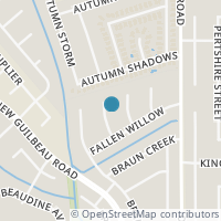 Map location of 8722 Breeze Willow, San Antonio TX 78254