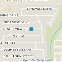 Map location of 4418 Desert View Dr, San Antonio TX 78217
