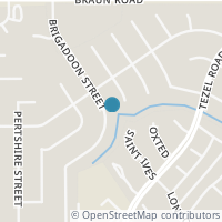 Map location of 9102 Brigadoon St, San Antonio TX 78254