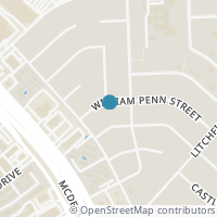 Map location of 3714 William Penn Dr, San Antonio TX 78230