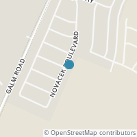 Map location of 9402 Novacek Blvd, San Antonio TX 78254