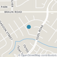 Map location of 9234 Beowulf St, San Antonio TX 78254