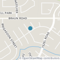 Map location of 9302 Beowulf St, San Antonio TX 78254