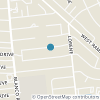 Map location of 610 Cobble Dr, San Antonio, TX 78216