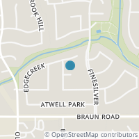 Map location of 5 Burnwood, San Antonio TX 78254