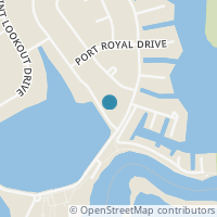 Map location of 18735 Martinique Drive, Nassau Bay, TX 77058