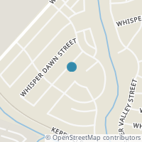 Map location of 11318 WHISPER FALLS ST, San Antonio, TX 78230