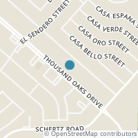 Map location of 4500 Thousand Oaks Dr, San Antonio TX 78233