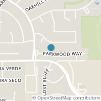 Map location of 7711 Parkwood Way, San Antonio TX 78249