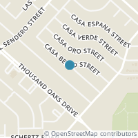 Map location of 4754 Casa Bello St, San Antonio TX 78233
