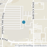 Map location of 11323 Babcock Bend, San Antonio, TX 78249