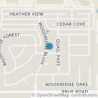 Map location of 11206 Woodridge Bluff, San Antonio, TX 78249