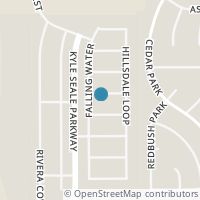 Map location of 8026 Stream Water, San Antonio TX 78249
