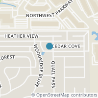 Map location of 5806 Cedar Cv, San Antonio TX 78249